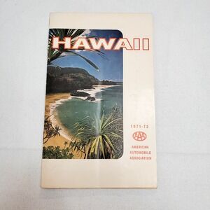 Vintage‎ AAA Hawaii Travel Guide From 1971-1972 ● EXCELLENT CONDITION!